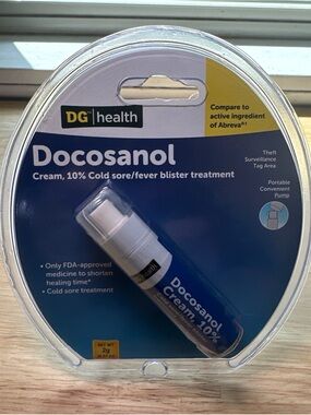 Docosanol Cream 10% Cold Sore Treatment in Blue